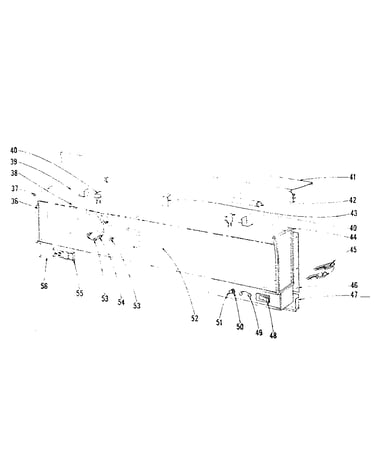 Backguard section