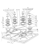 Cook top section