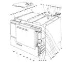Kenmore 101974590 body section (model 101.974590 only) diagram