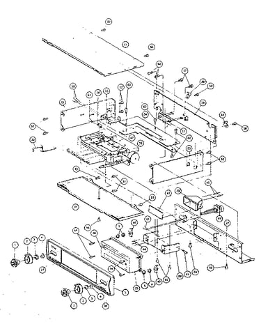 Cabinet & chassis exploded view