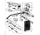 Kenmore 158540 bobbin winder and tension assembly diagram