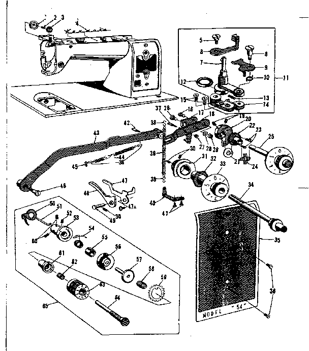 Bobbin winder and tension assembly
