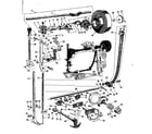 Kenmore 158540 presser bar and shuttle assembly diagram