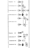 Fastener combinations