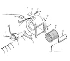 Kenmore 86781821 blower assembly diagram