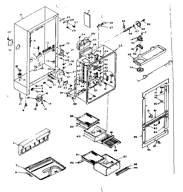 Cabinet parts