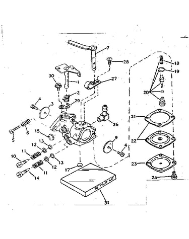 Carburetor no. 630795a