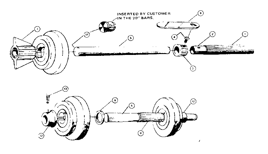 Barbell and dumbell assembly