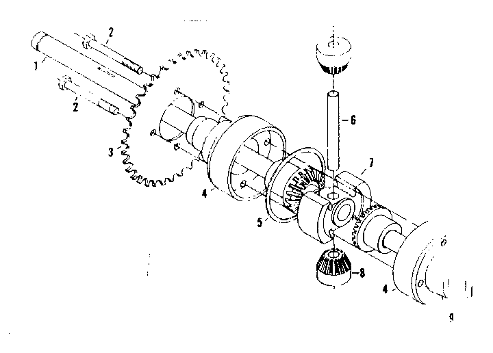 DIFFERENTIAL AND AXLE ASSEMBLY NO. 59798