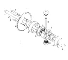 Craftsman 1318270 differential and axle assembly no. 59798 diagram