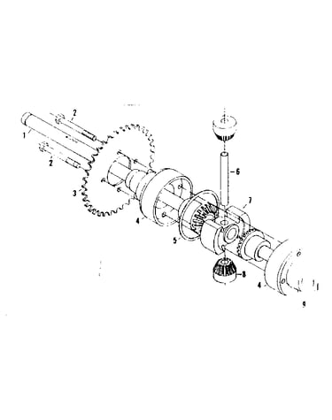 Differential and axle assembly no. 59798