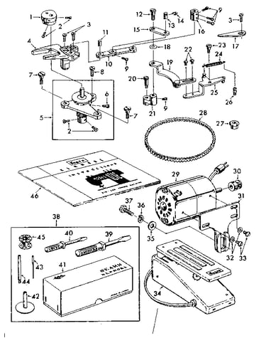 Attachment  and motor parts
