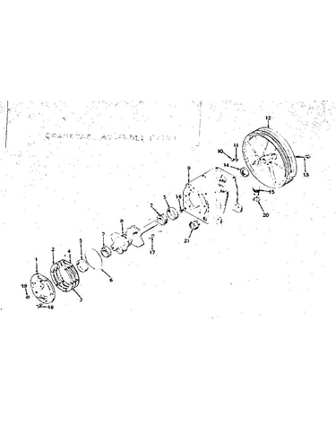 Crankcase assembly detail