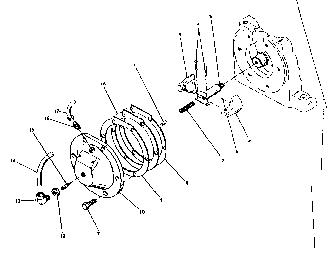 Centrifugal unloader assembly detail