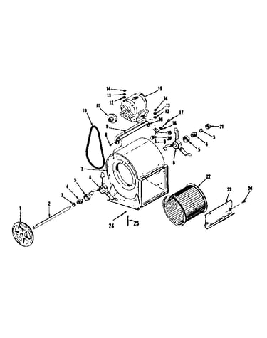 H-q blower assembly