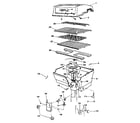 Kenmore 2582338171 grill and burner section diagram