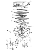 Grill and burner section