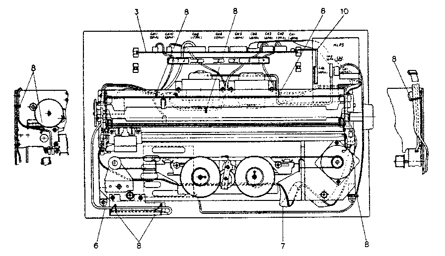 GENERAL ASSY. DIAGM. (LY-42859-2) (FOR 115V) (2ND EDITION)