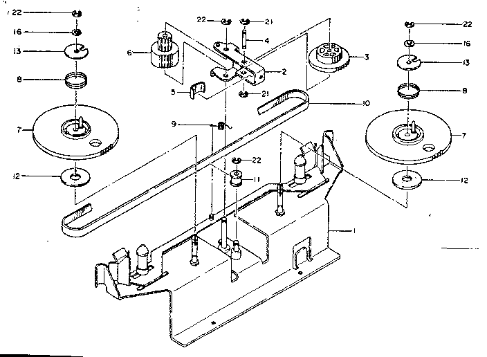 Ribbon drive assembly (3lr-192190)