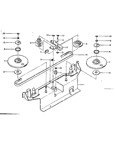 Ribbon drive assembly (3lr-192190)