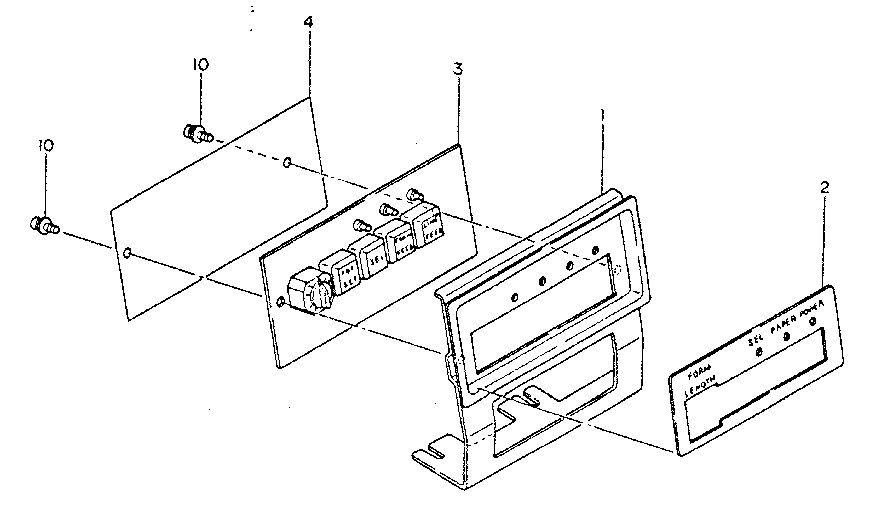 OPERATION PANEL ASSEMBLY (4LM-59767)