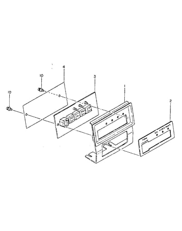 Operation panel assembly (4lm-59767)