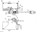 OKI Data MICROLINE 84 power supply assembly (2lr-192199-2) (1/2) diagram