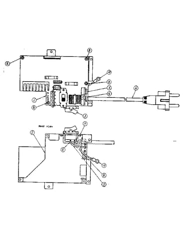 Power supply assembly (2lr-192199-3) (1/2)