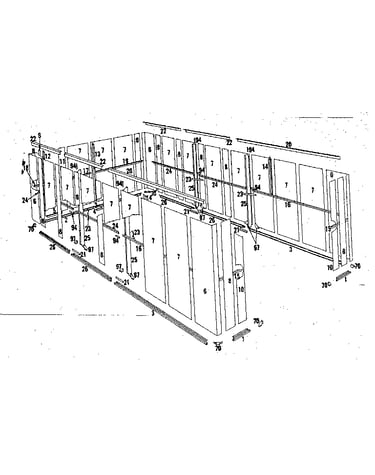 Floor frame and wall assembly