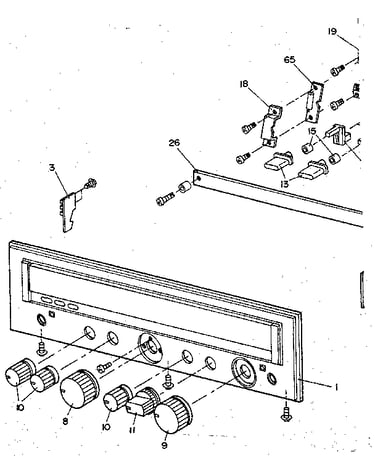 Front panel assembly