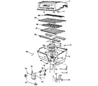 Kenmore 2582348170 grill and burner section diagram