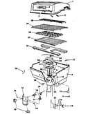 Grill and burner section