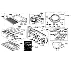 Kenmore 2582363680 optional accessories diagram