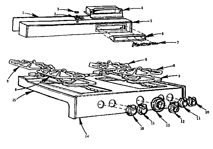 Backguard and main top