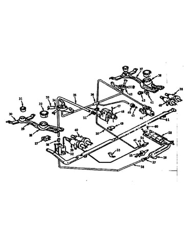 Burner section