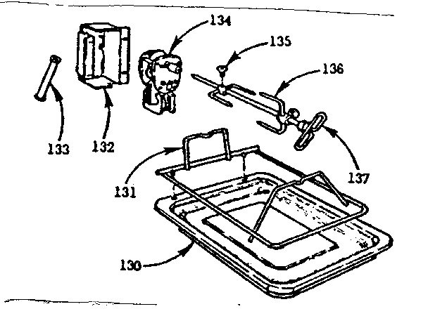 Optional equipment - oven rotisserie