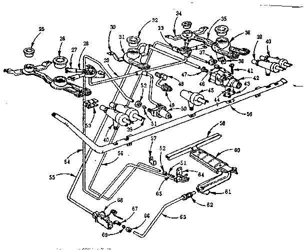 Burner section