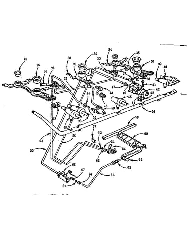 Burner section