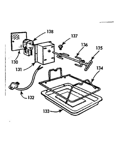 Optional equipment - oven rotisserie
