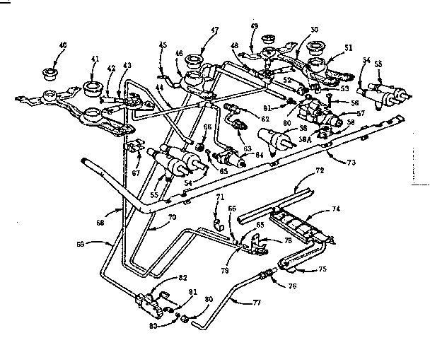 Burner section