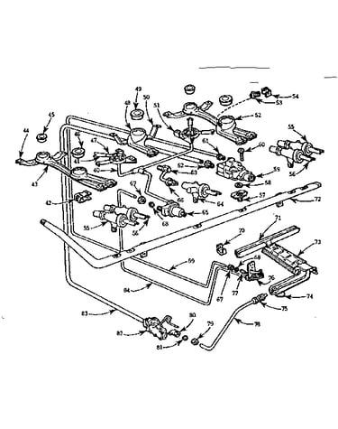 Burner section