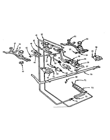 Burner section