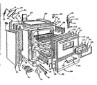 Kenmore 103731610 body section diagram