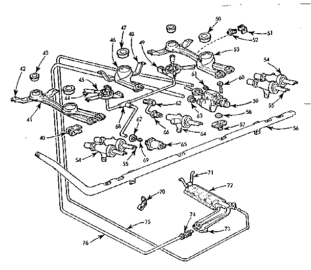 Burner section
