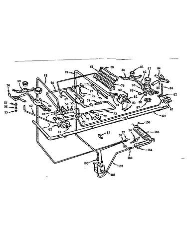 Burner section