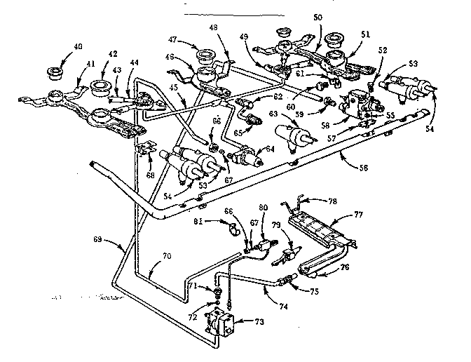 Burner section