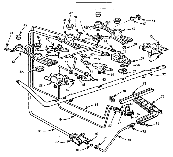 Burner section