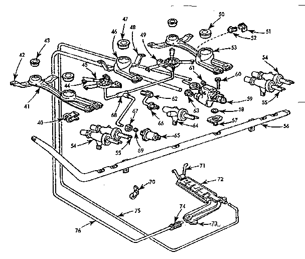 Burner section