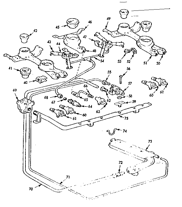 Burner section