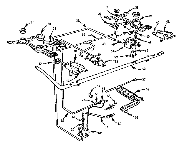 Burner section